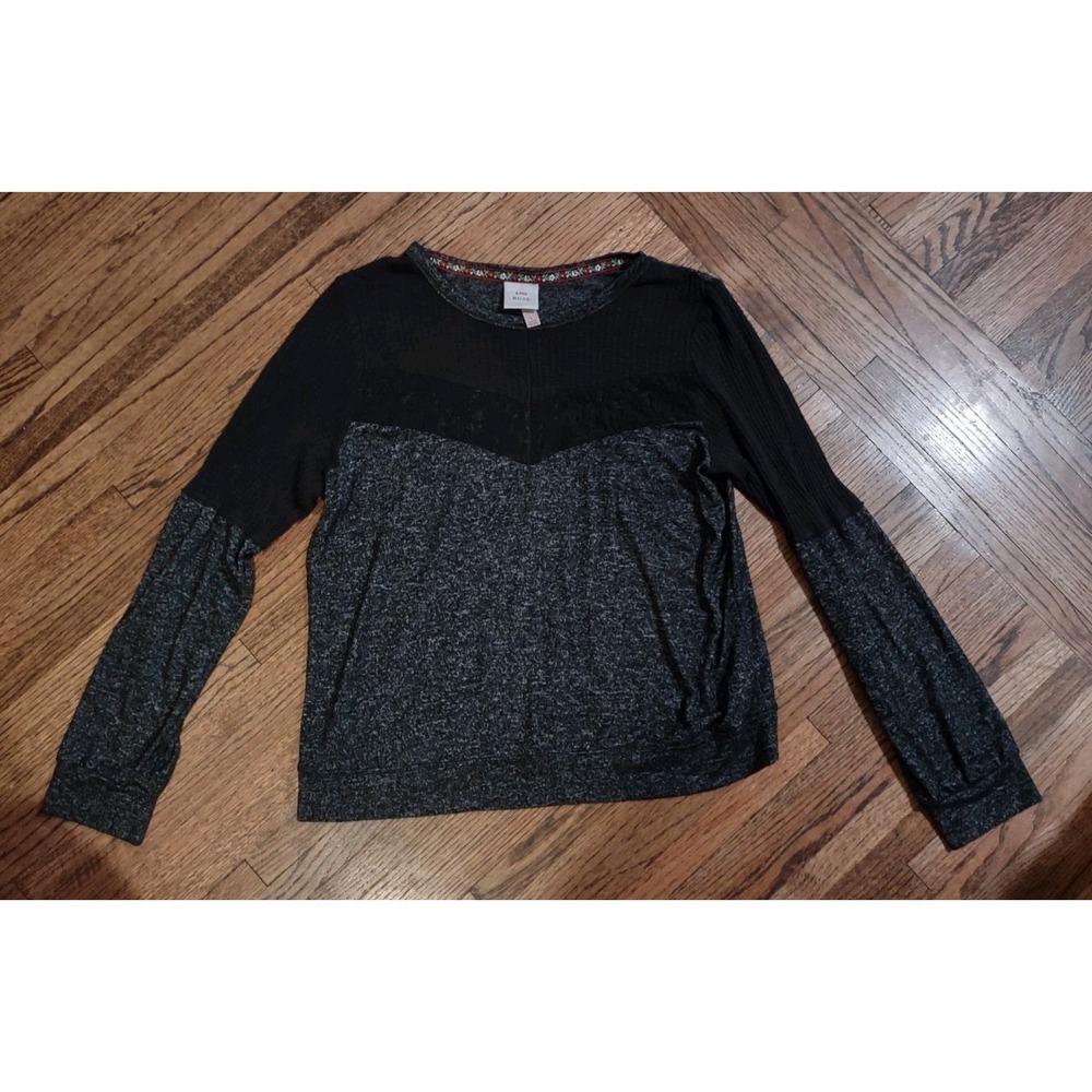 Knox Rose Waffle Knit Lace Top L Bella Swan Twilightcore Fairycore Whimsigoth
